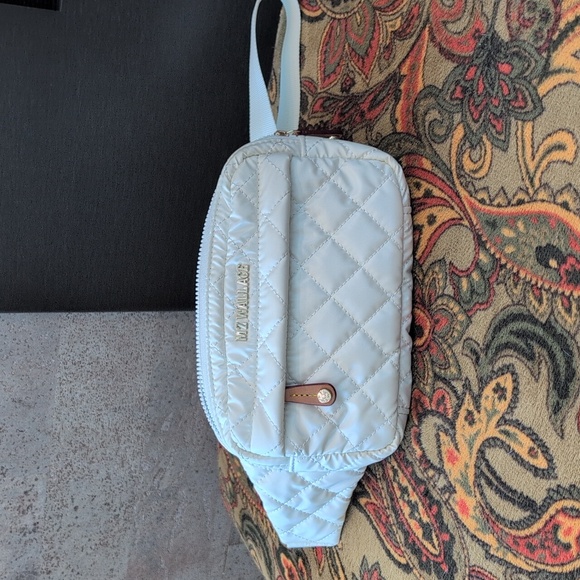 MZ Wallace Handbags - MZ Wallace x Supergoop metro waist bag pearl metallic